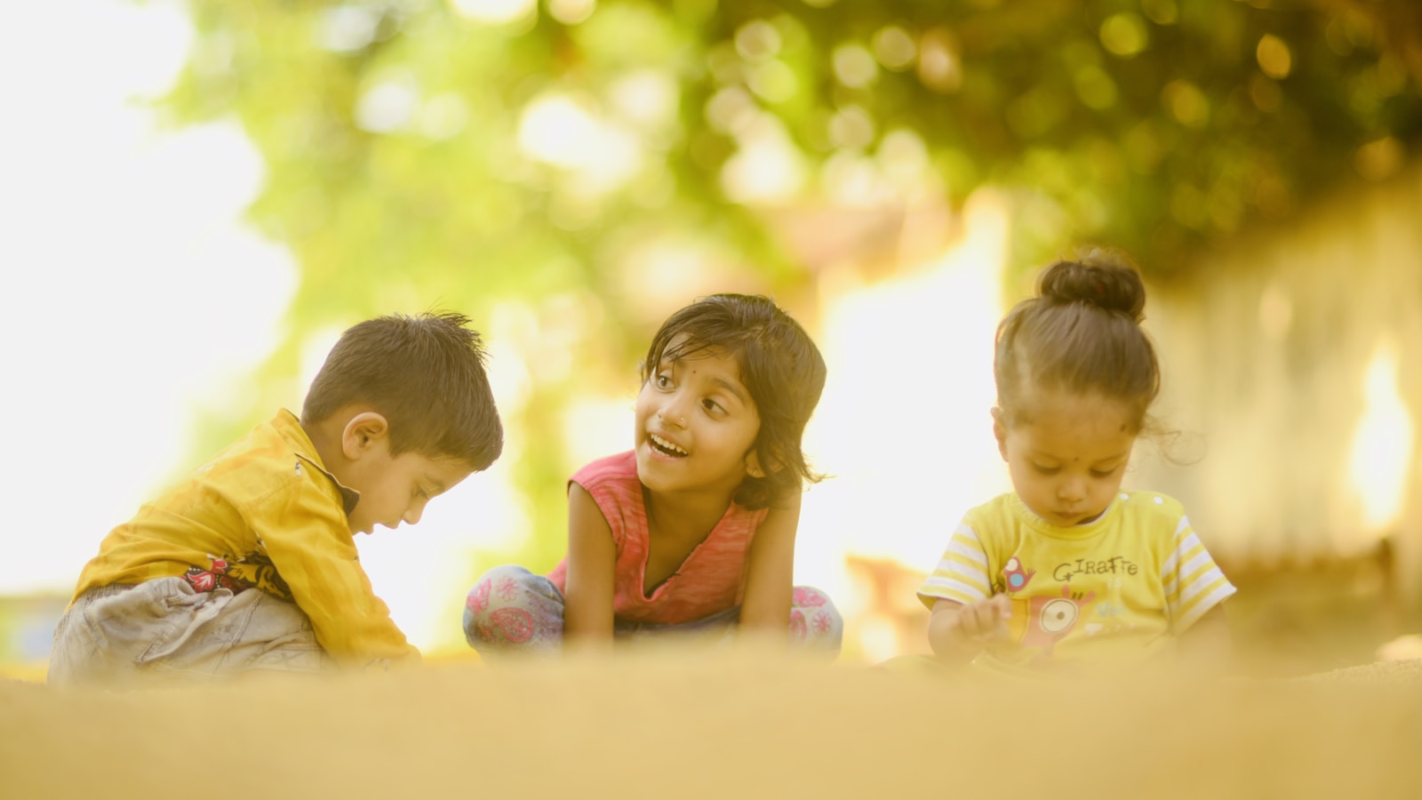 Children enjoying outdoor play activities